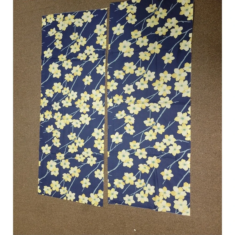 Waverly Schumacher Vintage Valance Drapery Curtain  Panels Fabric Sewing